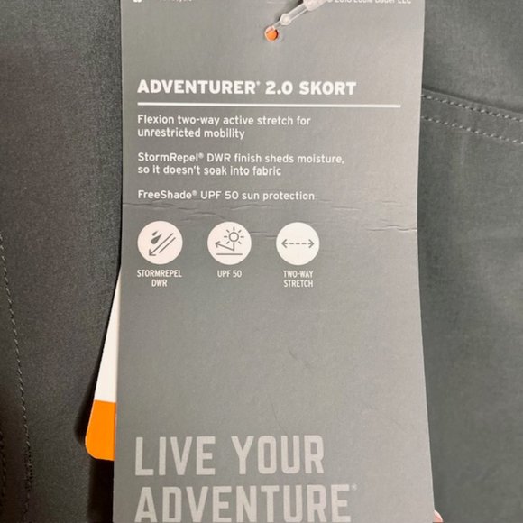 Eddie Bauer Adventurer 2.0 Dark Smoke Skort - 16 - Picture 9 of 9